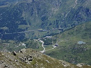 Zoommata sul Passo del Sempione dalla vetta del Galehorn